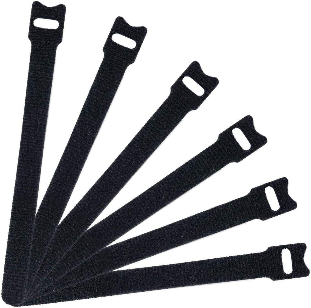 50 PCS Reusable Fastening Cable Ties, Microfiber Cloth Hook and