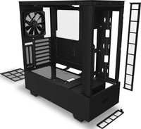 NZXT H510 Elite RGB ATX Mid Tower Case, Tempered Glass, Including AER RGB 2 Fans - Black