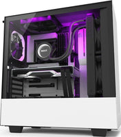 NZXT H510i White ATX Mid Tower PC Gaming Case Front I/O USB Type-C Port Vertical GPU Mount Tempered Glass Side Panel