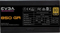 EVGA SuperNOVA 850 GA 80+ Gold 850W, Fully Modular, Eco Mode, Includes Power ON Self Tester