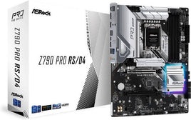 ASRock Z790 Pro RS/D4 ATX DDR4 LGA1700 Intel Motherboard, Intel Z790 Chipset, 128GB Max Memory, 4x M.2 Slots, PCIe Gen5 x16 Slot, Realtek 2.5G LAN