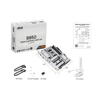 Asus B850 MAX GAMING WIFI W AMD AM5 ATX Motherboard - White | 90MB1M10-M0EAY0