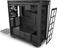NZXT H710i - ATX Mid Tower PC Gaming Case - Front I/O USB Type-C Port - Vertical GPU Mount - Integrated RGB Lighting - Water-Cooling Ready - Black