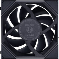 Lian Li UNI Reverse Blades TL LCD 120mm Fan - Black