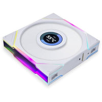 Lian Li UNI Reverse Blades TL LCD 120mm Fan - White