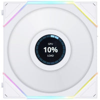 Lian Li UNI Reverse Blades TL LCD 120mm Fan - White