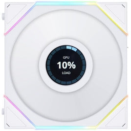 Lian Li UNI Reverse Blades TL LCD 120mm Fan - White