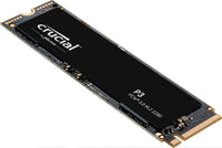 Crucial P3 500GB PCIe Internal SSD, M.2 2280 Form Factor, 3500 MB/s Sequential Read, 1900 MB/s Sequential Write, 110 Terabytes SSD Endurance, NVMe Interface