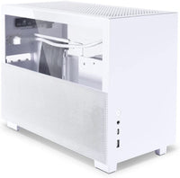 Lian Li Q58 White Color SPCC/Aluminum/Tempered Glass Mini Tower Computer Case White