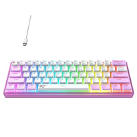 Gaming Keyboard HAVIT Transparent RGB backlighting