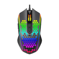 T-Dagger HoneyComb Black 8000DPI RGB Gaming Mouse