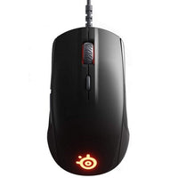 SteelSeries Rival 110, Custom TrueMove1, 7,200 CPI, 240 IPS, Prism RGB, Optical Gaming Mouse - Black