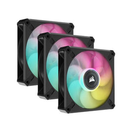 Corsair iCUE ML120 RGB Elite Premium 120mm PWM Magnetic Levitation Triple Fan Kit