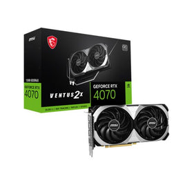 MSI RTX 4070 Ventus 2X OC 12GB GDDR6X Graphics Card, DLSS 3