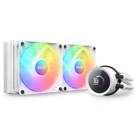 NZXT Kraken 240 RGB 240mm LCD Display White CPU Liquid Cooler