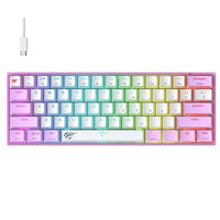 Gaming Keyboard HAVIT Transparent RGB backlighting