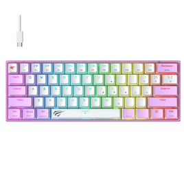 Gaming Keyboard HAVIT Transparent RGB backlighting