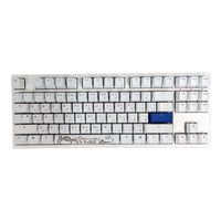Gaming Mechanical Keyboard Ducky One 2 TKL Cherry Blue RGB White Switch
