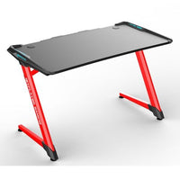 1ST Player GT1 RGB Gaming Desk - Black / Red