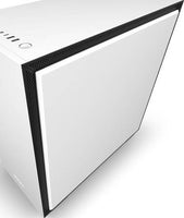 NZXT H710i ATX Mid Tower PC Gaming Case, Front I/O USB Type-C Port, Vertical GPU Mount, Integrated RGB Lighting, Water-Cooling Ready, White