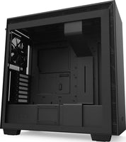 NZXT H710 ATX Mid Tower PC Gaming Case, Front I/O USB Type-C Port, Quick-Release, Tempered Glass Side Panel, Cable Management System, Water-Cooling Ready, Steel Construction, Matte Black