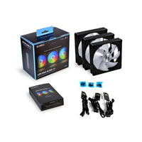 Lian Li UNI Fan AL120 Digital Addressable RGB 120 Fan Triple Pack - Black