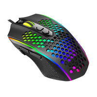 T-Dagger HoneyComb Black 8000DPI RGB Gaming Mouse