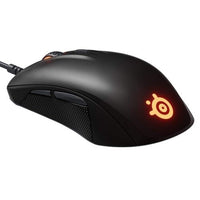 SteelSeries Rival 110, Custom TrueMove1, 7,200 CPI, 240 IPS, Prism RGB, Optical Gaming Mouse - Black