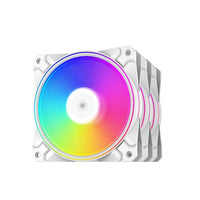 DeepCool CF120 Plus 3 Pack RGB 120mm Fan - White