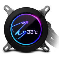 Gigabyte Aorus 280 LCD Black CPU Liquid Cooler