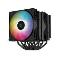 DeepCool AG620 BK ARGB Dual-Tower ARGB Black Edition 120mm Heat Pipe CPU Cooler