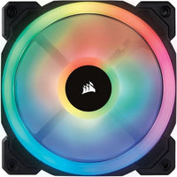 Corsair LL Series LL120 RGB, 120mm Dual Light Loop RGB LED PWM Fan, 3 Fan Pack with Lighting Node PRO