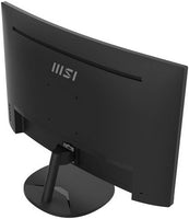 MSI PRO MP271C 27" Curved Business Monitor, FHD 1920 x 1080 VA Display, 1500R Curvature, 75Hz Refresh Rate & 1ms Response, 8 Bits Color, FreeSync, 2x2W Speakers, 1x HDMI, 1x D-Sub, Black