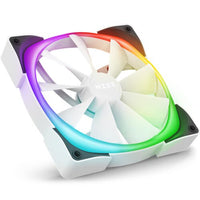 NZXT 140mm Aer RGB 2 Premium PWM White Fan Twin Pack