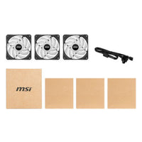 MSI MAX F12A-3 Addressable RGB 120mm Fan 3x Fans- PACK