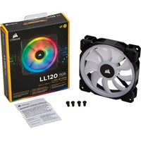 Corsair LL Series LL140 RGB, 140mm Dual Light Loop RGB LED PWM Fan, Single Pack