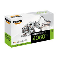 Inno3D RTX 4060 Ti Twin X2 OC White 8GB GDDR6 Graphics Card - DLSS 3