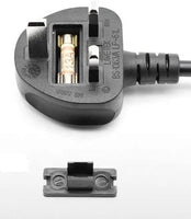 Desktop Power Cable UK Mains Lead for PC Computer TV Monitor Printer etc, 3 Pin UK Plug to IEC 320 C13 AC Power Cord (1.5M)