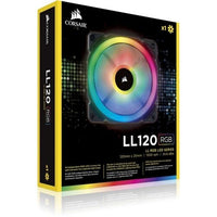 Corsair LL Series LL140 RGB, 140mm Dual Light Loop RGB LED PWM Fan, Single Pack