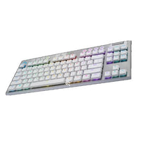 Logitech G915 TKL Tenkeyless Lightspeed Wireless RGB Mechanical Gaming Keyboard - White