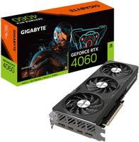 GIGABYTE RTX­­ 4060 GAMING OC 8GB GDDR6 128bit Memory, 2550 MHz Boost Clock, 17 Gbps Memory Speed, 3072 CUDA Cores, PCI-E 4.0, DP 1.4a *2 HDMI 2.1a *2