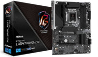 ASRock Z790 PG Lightning/D4 ATX DDR4 LGA1700 Motherboard, Intel Z790 Chipset,4x 2 Channel, Realtek 2.5 LAN, 1x PCIe 5.0 x16, M.2 SATA3 6.0 Gb/s, 1xHDMI, 1xPS/2, USB 3.2/2.0