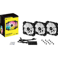 Corsair iCUE SP120 RGB Elite Performance 120mm PWM Fan - Triple Pack with Lighting Node CORE