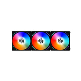 Lian Li UNI Fan AL120 Digital Addressable RGB 120 Fan Triple Pack - Black