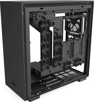NZXT H710i - ATX Mid Tower PC Gaming Case - Front I/O USB Type-C Port - Vertical GPU Mount - Integrated RGB Lighting - Water-Cooling Ready - Black