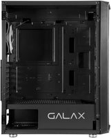 Galax Revolution 07 ATX Computer Case, SPCC+Tempered Glass, Up to 360mm Radiator Support, Up to 330mm VGA Card Length,3x USB Ports/HD Audio Support I/O, Black