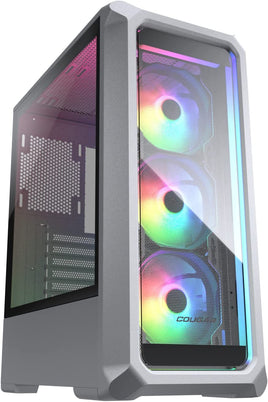 Cougar Archon 2 TG RGB Brilliant ARGB Mid Tower Case with Crystalline Tempered Glass, White