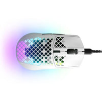 SteelSeries AeroX 3 (2022) Ultra Lightweight Wired Gaming Mouse - Snow