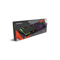 SteelSeries Apex M750 Mechanical Keyboard, QX2 Linear RGB Switches, Aerospace Aluminum Core, and in-Game Prism Illumination