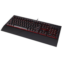 Corsair K55 RGB Gaming Keyboard - Quiet & Satisfying LED Backlit Keys - Media Controls - Wrist Rest Included – Onboard Macro Recording